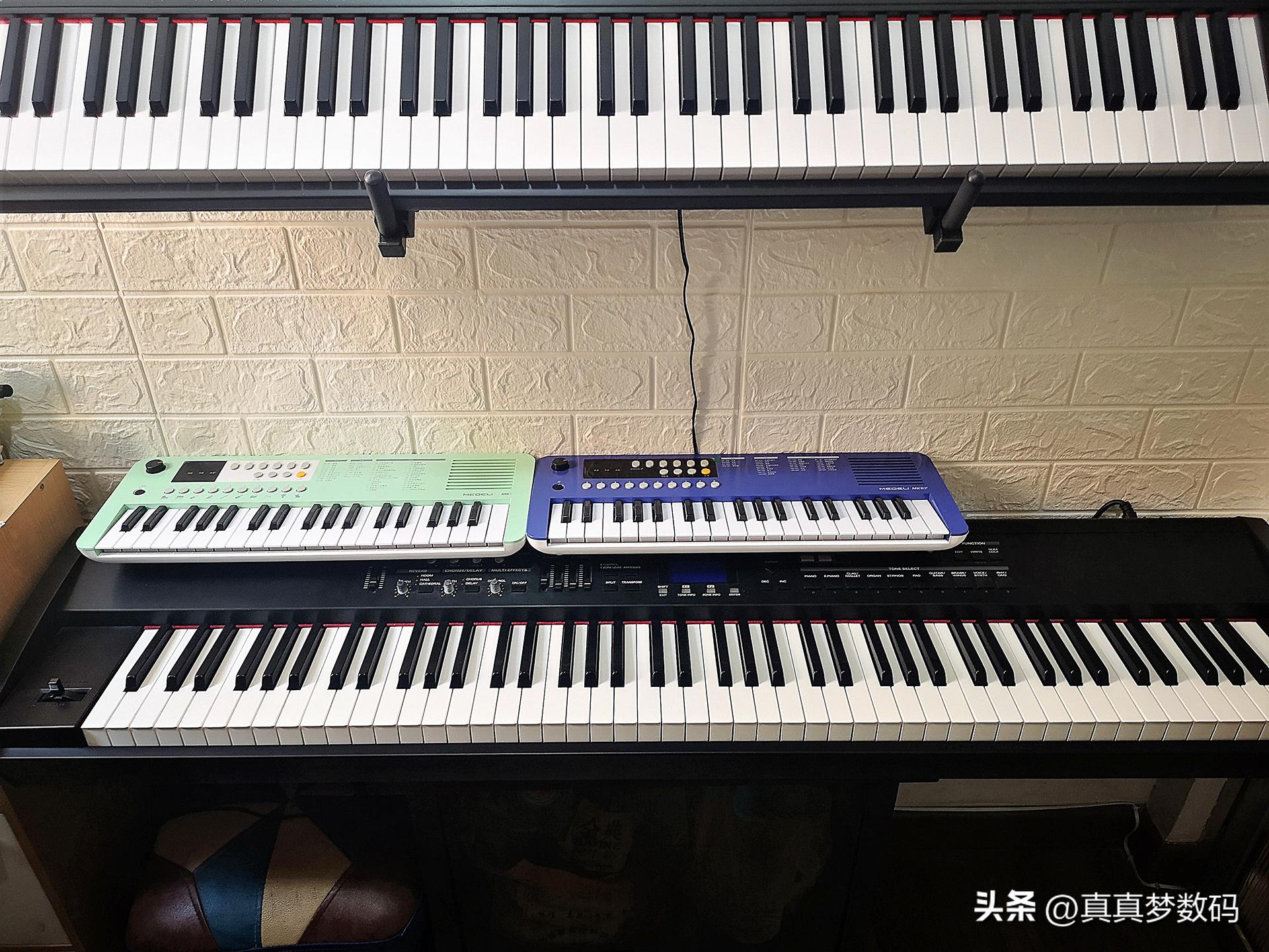 美得理mk37电子琴测评,美得理mk37和mk1