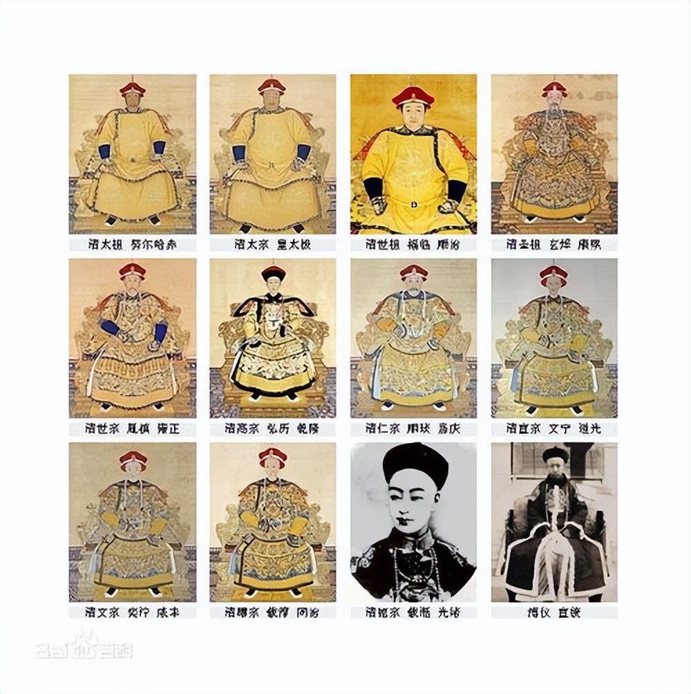 清代世俗化,唐宋元明清帝王像还原