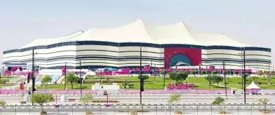 卡塔尔世界杯开幕式球场夜景,卡塔尔世界杯开幕现场