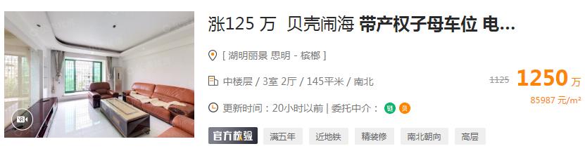 厦门二手房价最新情况表,厦门二手房跌得最多板块