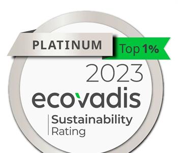 创造可持续价值，永恒力荣获EcoVadis白金认证！