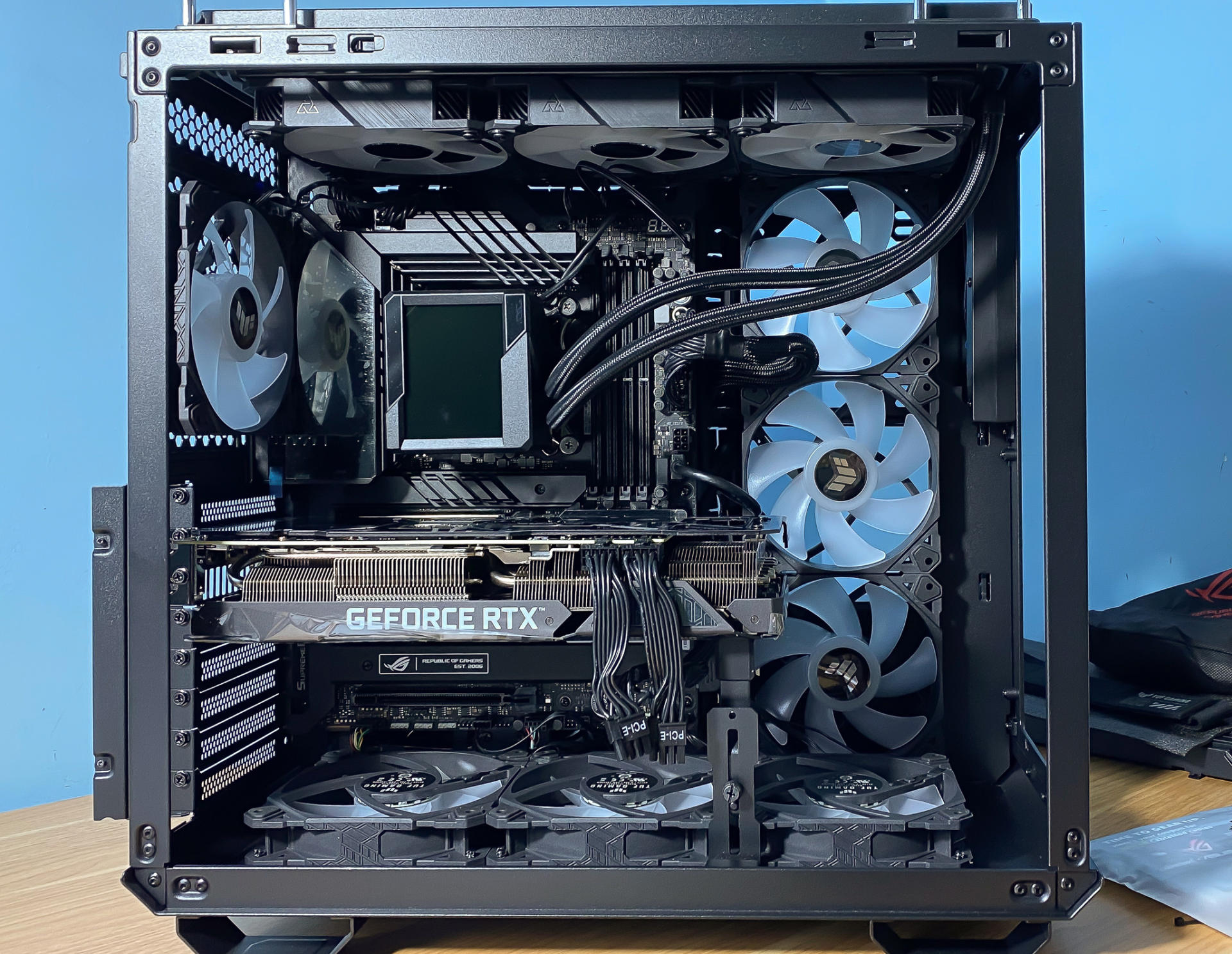 华硕tuf502机箱竖装教程,华硕tuf501机箱风道