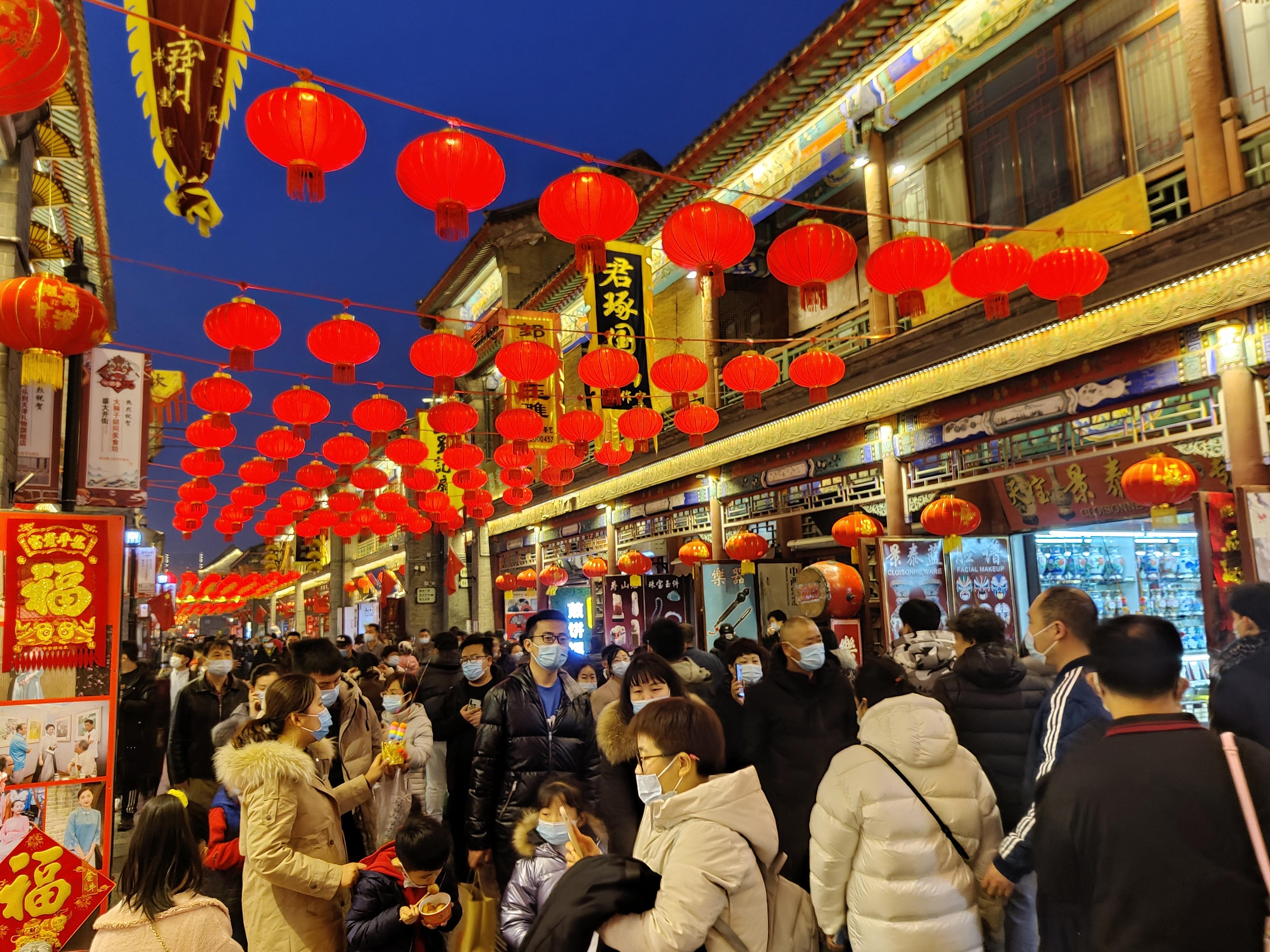 天津5a级景区古文化街,天津古文化街旅游区津门故里实拍