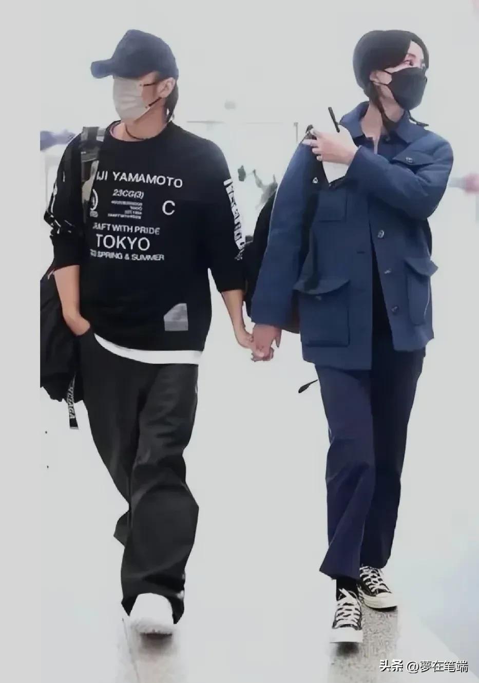 王菲和谢霆锋近日消息,王菲和谢霆锋被拍到在机场牵手