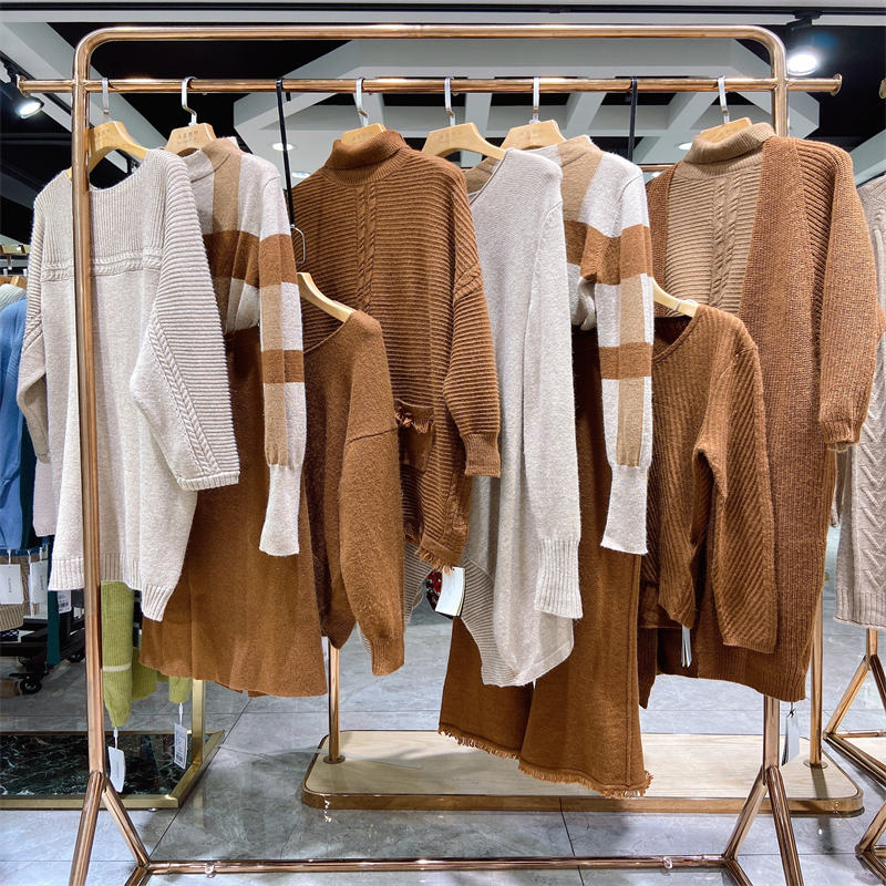 「MOKA羊绒毛衣」2021秋冬品牌折扣女装直播实体店拿货尾