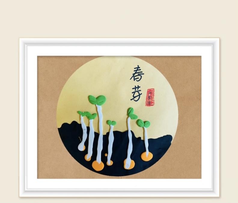 幼儿园寻找春天美术活动,寻找大自然春天幼儿园绘画简单