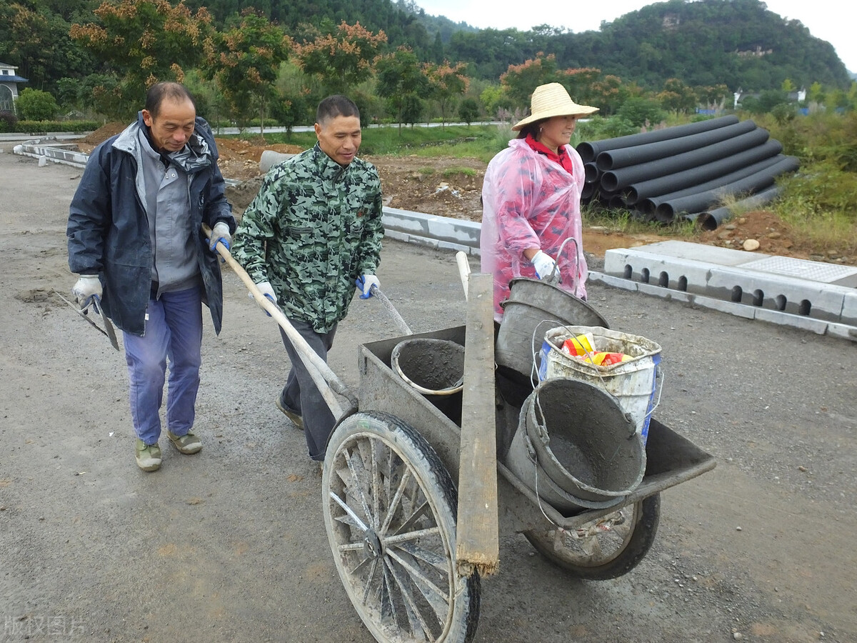 工地做小工图片,工地做小工