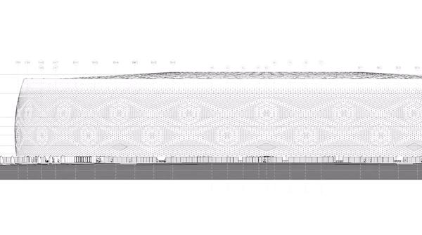 卡塔尔世界杯场地设计方案图,卡塔尔世界杯的主体育场设计理念