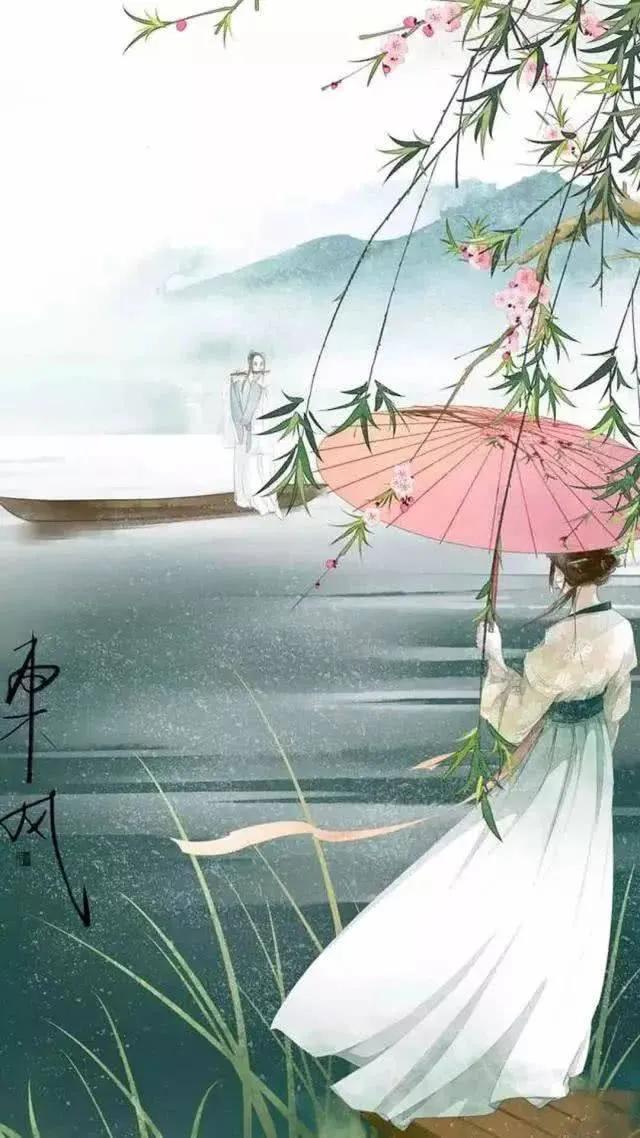 唯美古风意境手绘插画,唯美古风意境手绘头像