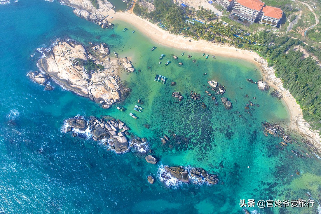 海南天涯海角海滩景色美如画,海南可以与石梅湾媲美的海滩
