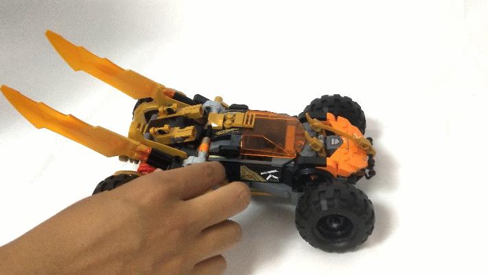 乐高71770和71769哪个大,乐高71739幻影忍者超音速战车介绍