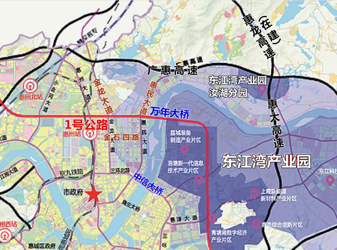 惠州惠城汝湖镇,惠州江北汝湖片区规划图