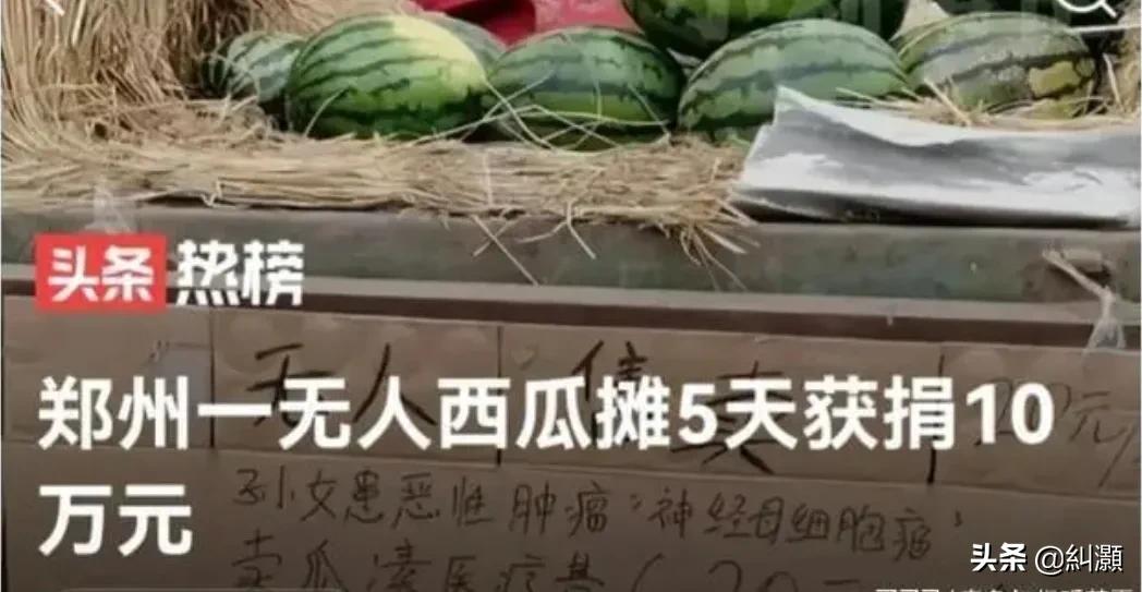 无人西瓜摊5天获捐10万怎么捐款,无人西瓜摊5天获挖掘机捐10万