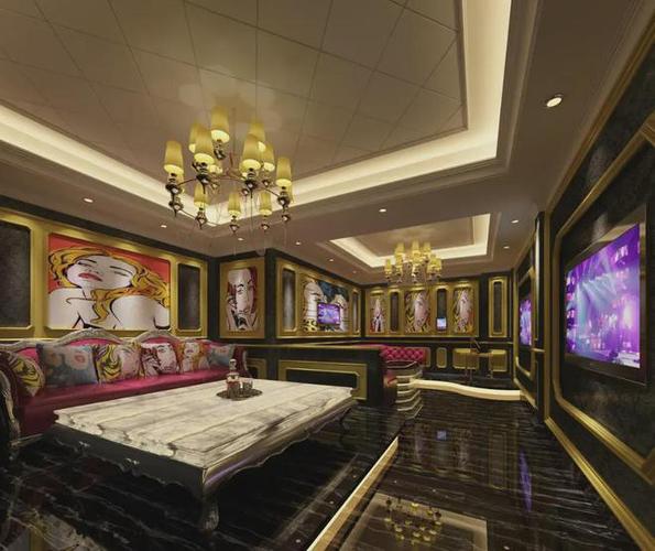 ktv小包厢装修效果图,ktv小包厢灯光设计