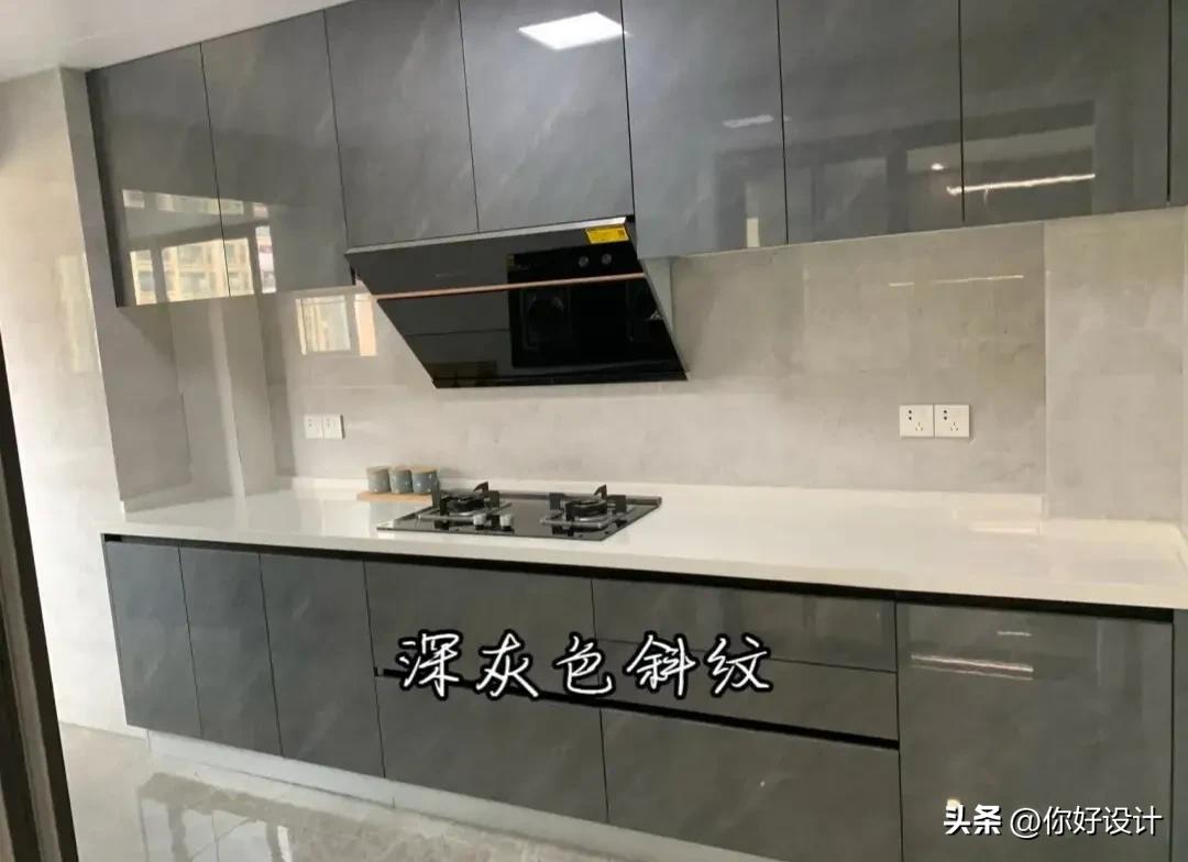 橱柜颜色搭配效果图,橱柜与瓷砖颜色搭配