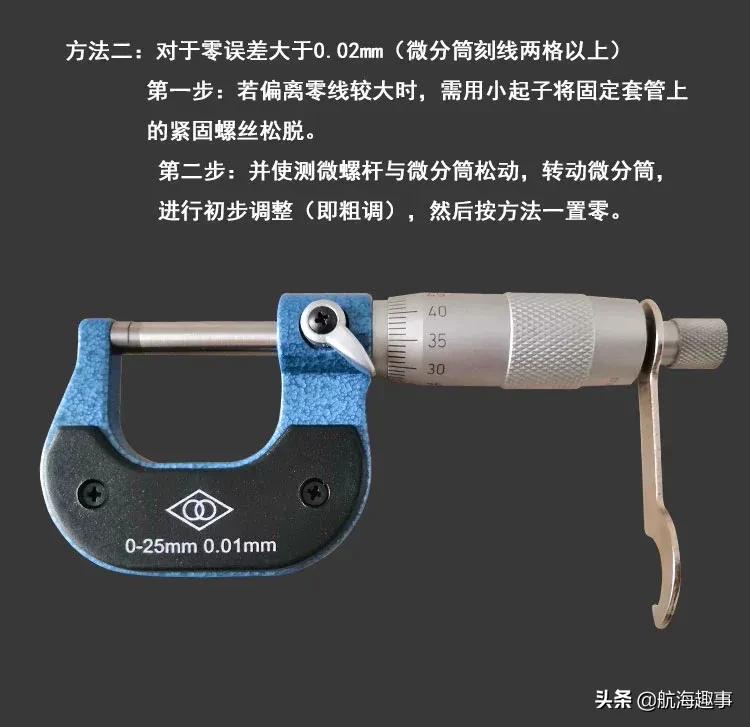 黄老轨用心总结，图文并茂深入学习，机舱常用量具“千分尺”