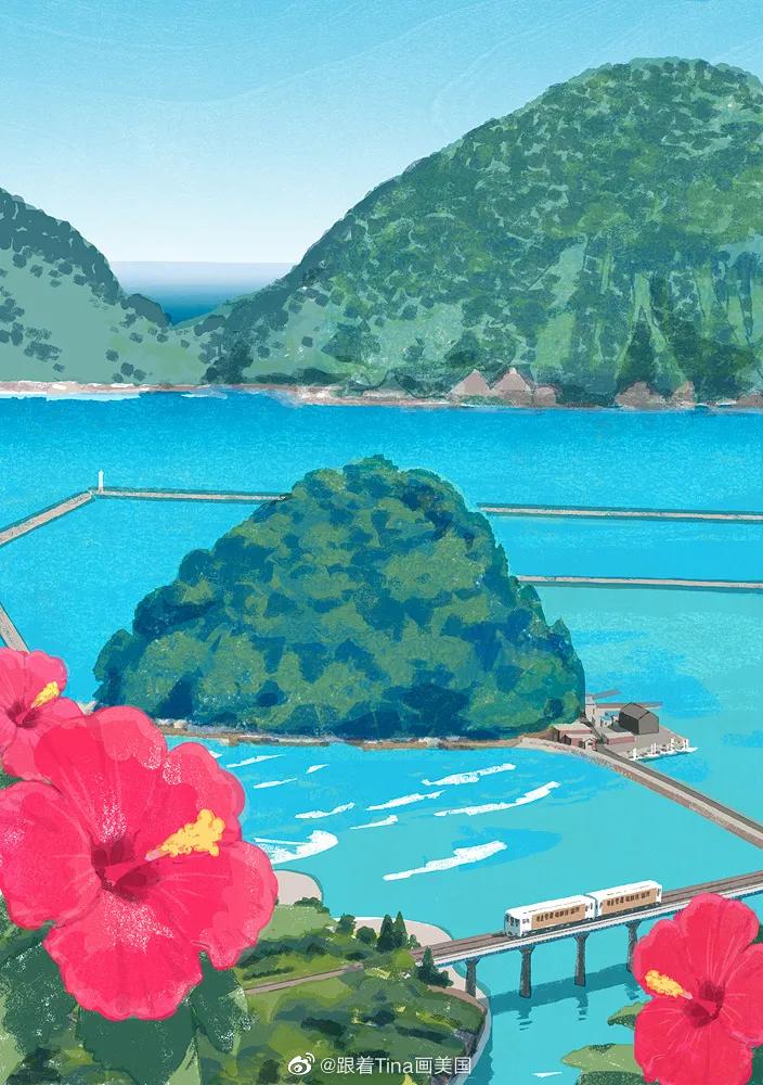 一组极具个人风格的插画,一组很有意境的插画