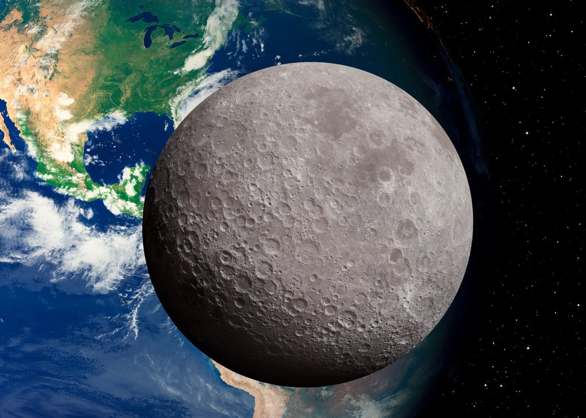 40多亿年里月球对地球做了什么,地球靠的什么能把月球吸住