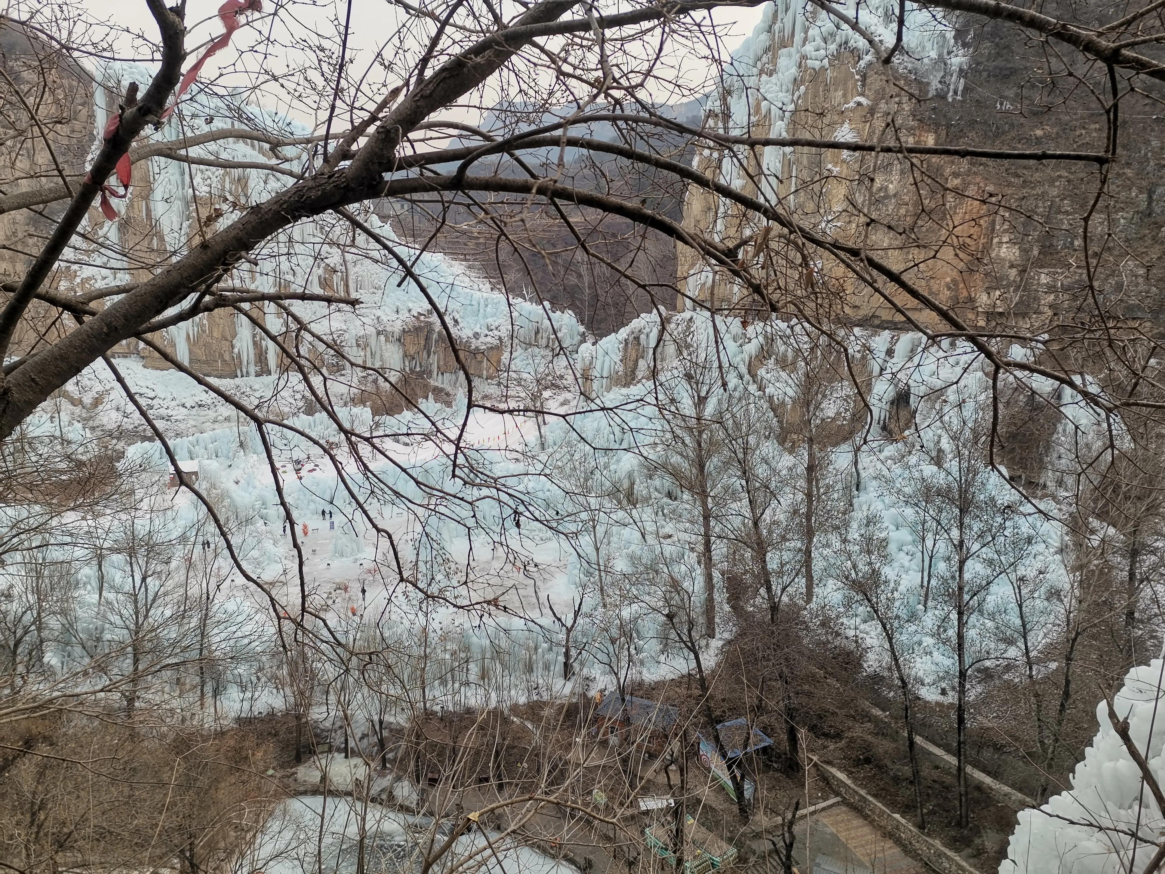 忽忽水冰瀑好玩吗,2017年1月赏冰瀑