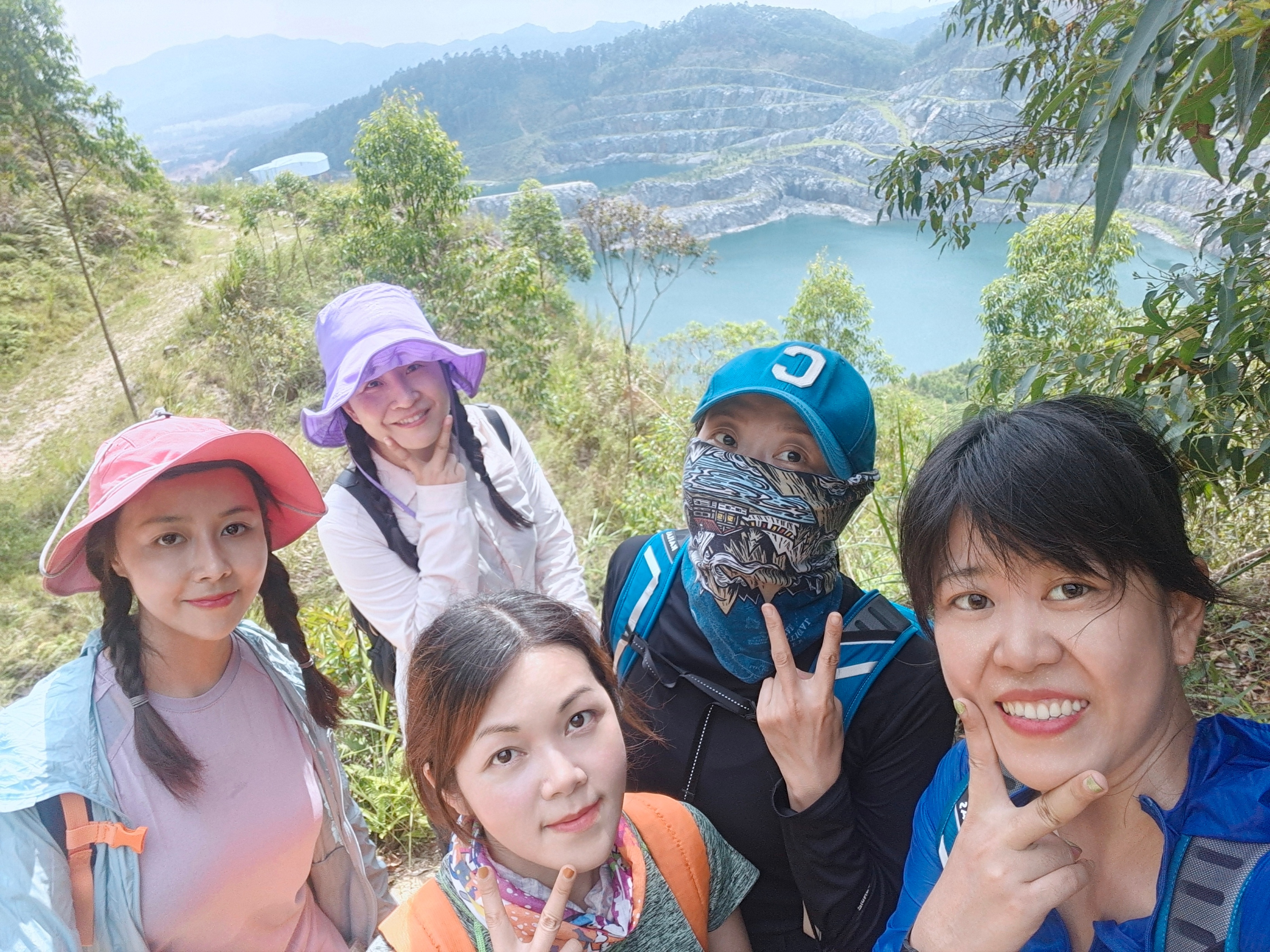 广州黄埔油麻山徒步路线图,广州天坑山徒步