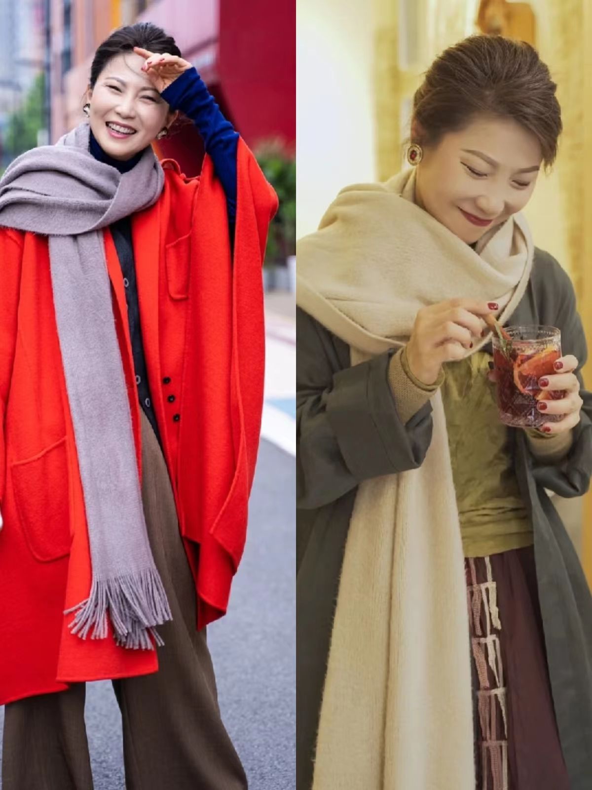 2023年大衣搭配,2022年最流行冬季搭配女装大衣