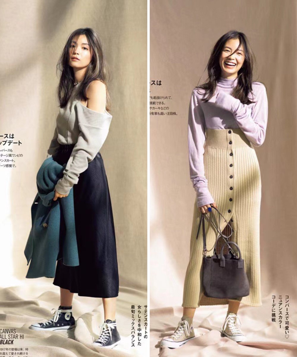 两款匡威各穿一只搭配好看吗,匡威鞋搭配什么裤子秋冬