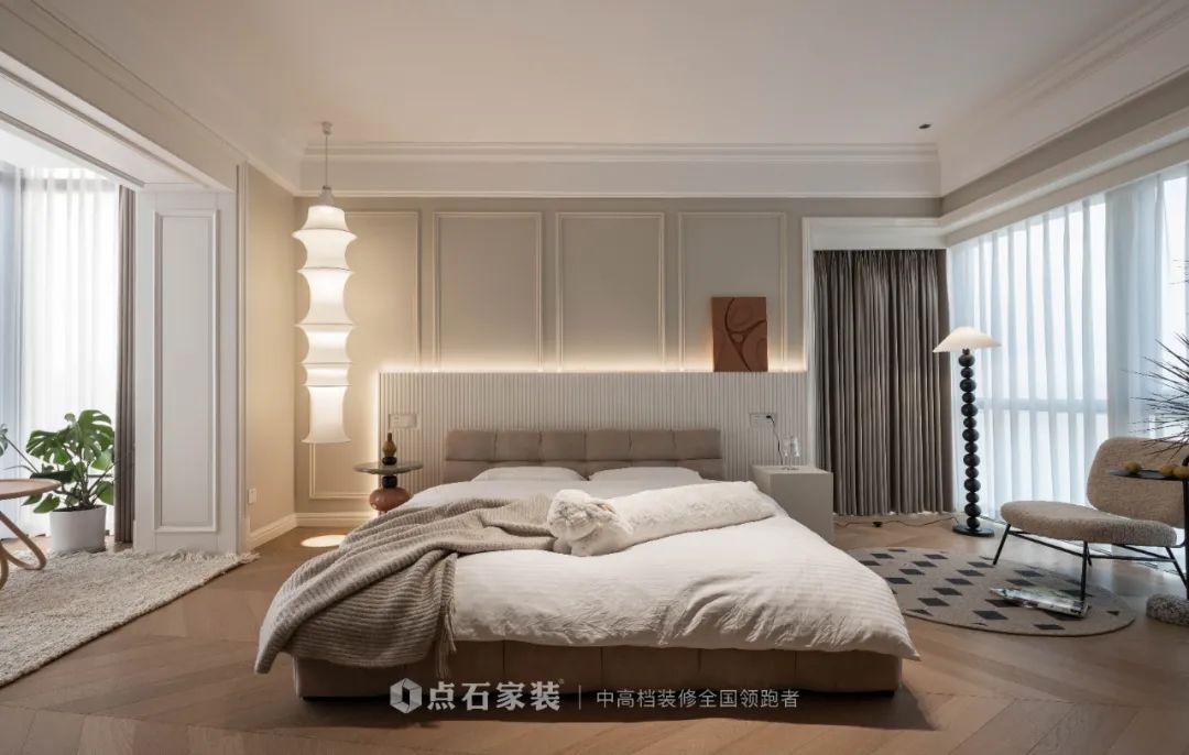 家居博主原木风,家居博主江景大平层