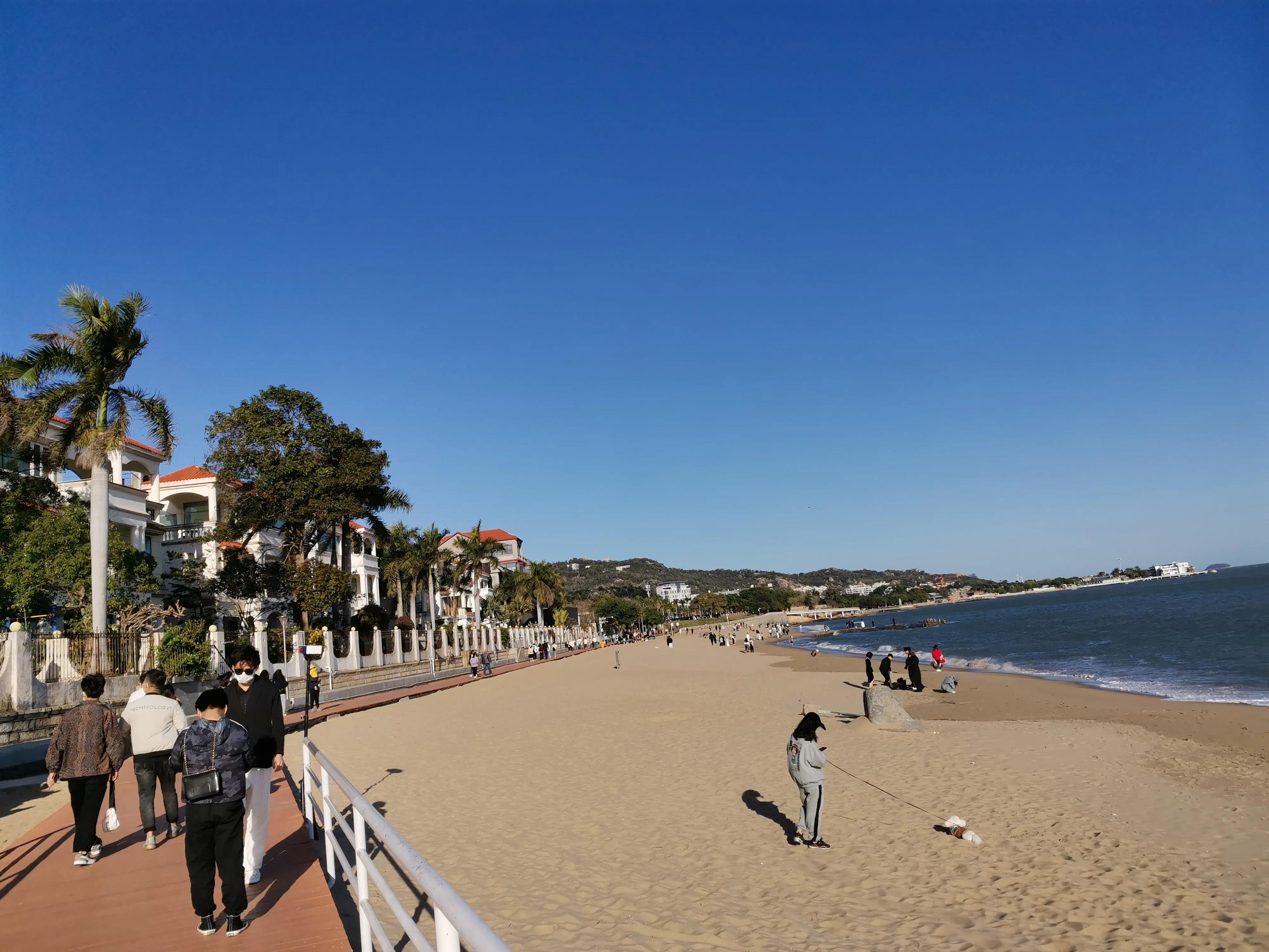厦门的蓝天白云大海,厦门的海厦门的天空