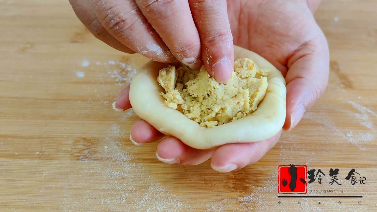 不用剥壳板栗酥做法,板栗酥手工制作