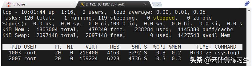 linuxtop命令的作用,linux监控文件变化命令