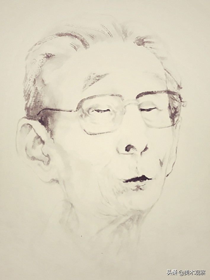 刘波谈水墨肖像创作,刘波水墨画