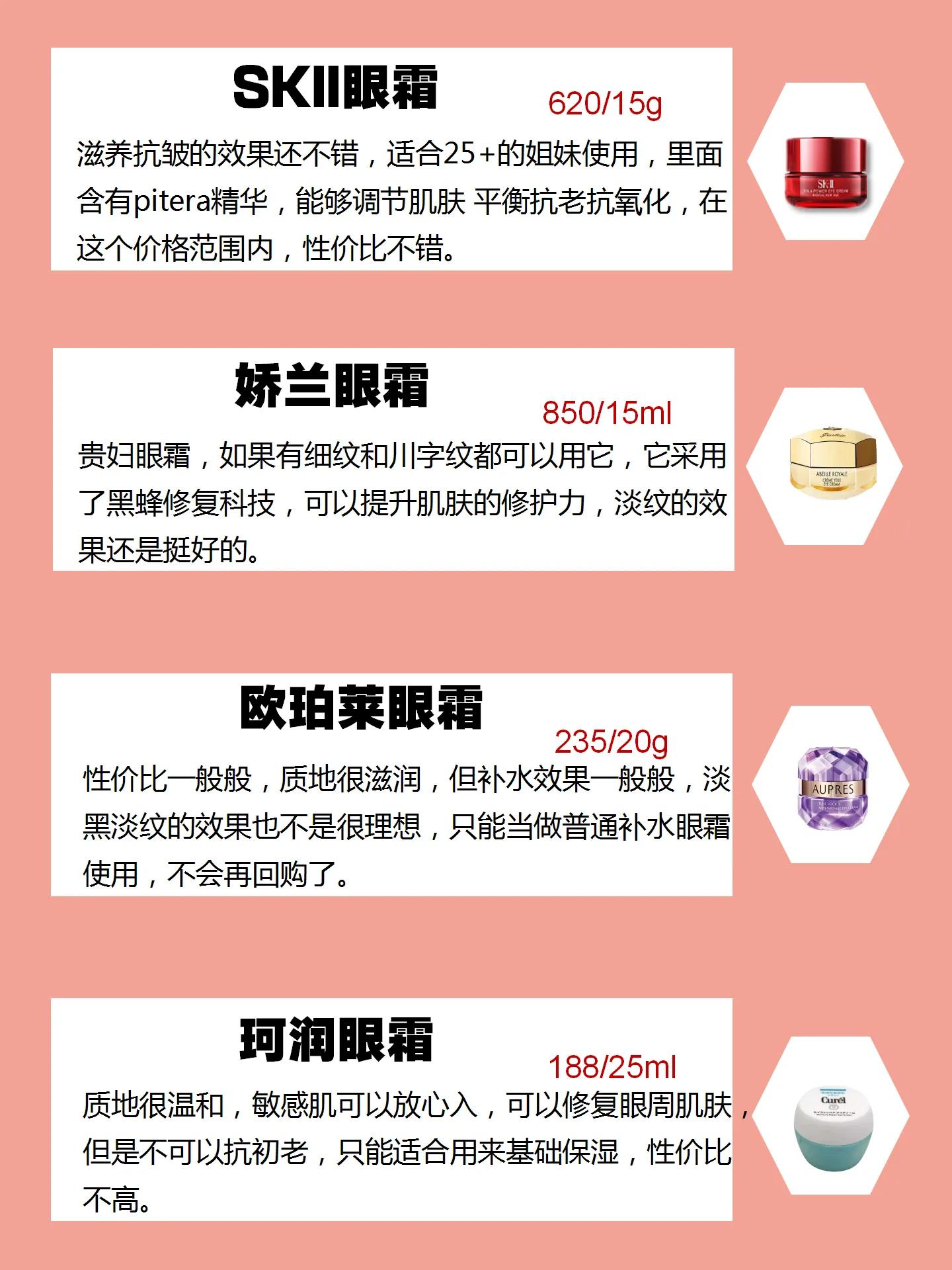 国货眼霜推荐排行榜平价好用,别乱花钱了