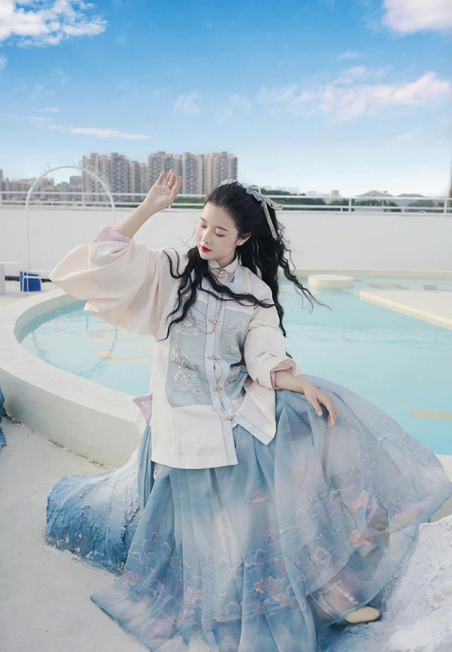 马面裙老祖宗留下的东西,老祖宗留下600年的马面裙