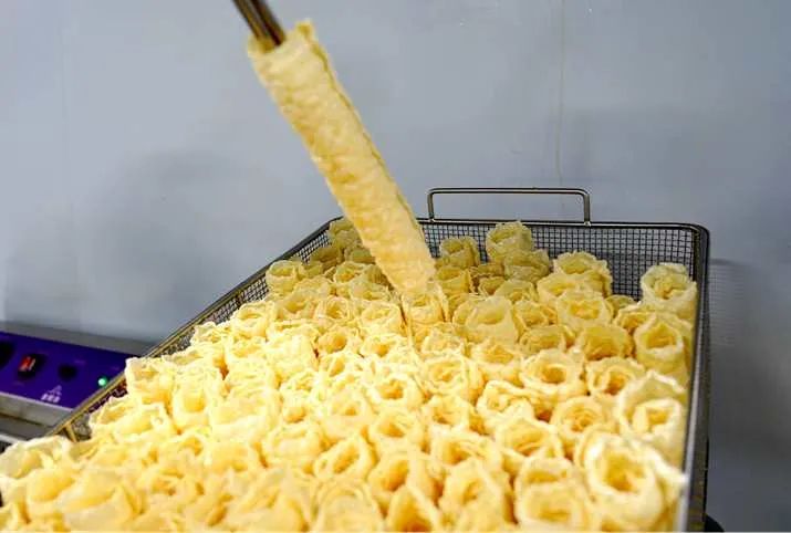 响铃卷腐竹,正宗社坡腐竹视频