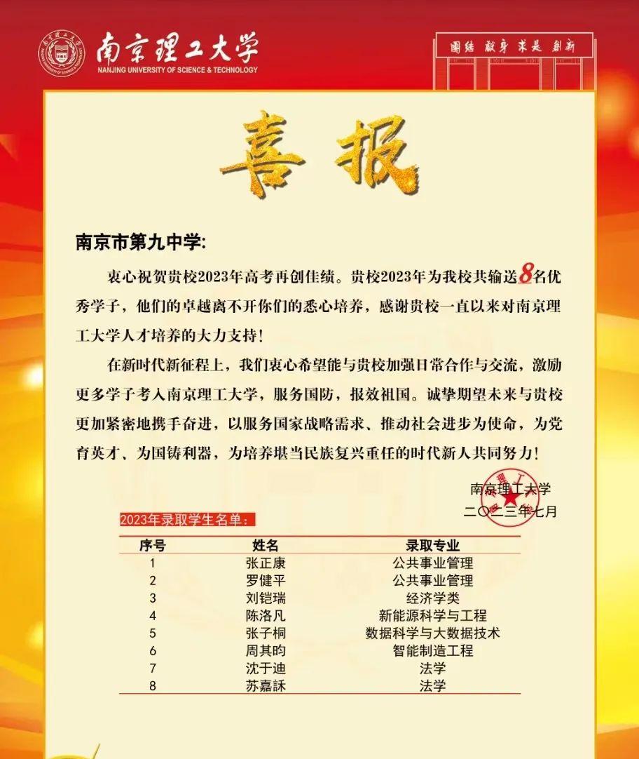 金中河西2020年高考喜报,九中和金中河西