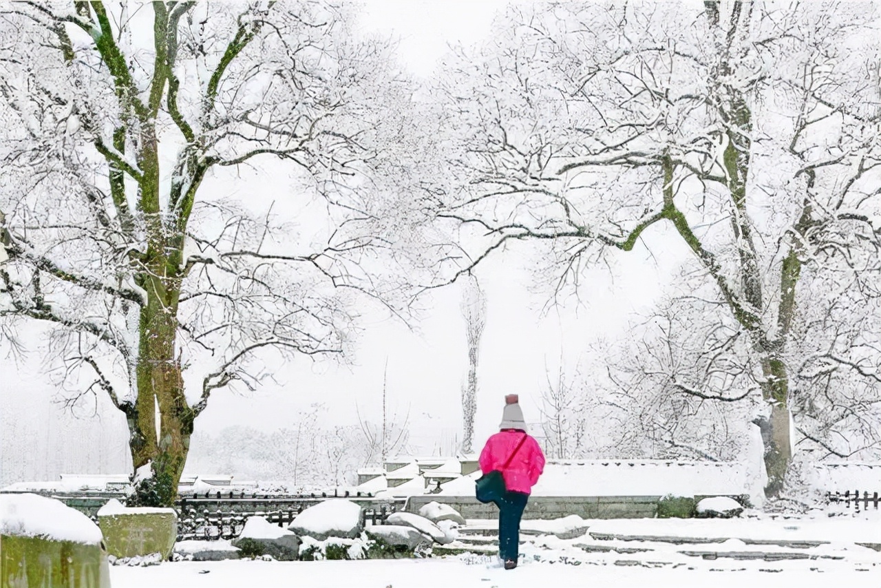 江天暮雪落尽琼花,40首雪景现代诗词