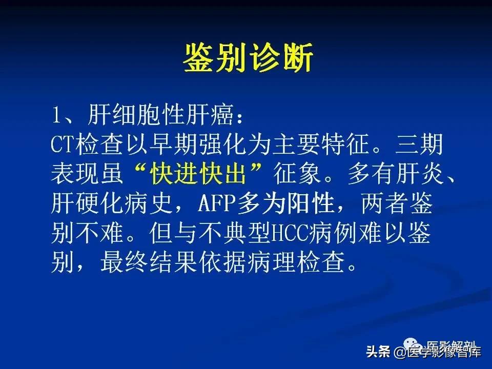 肝炎性假瘤鉴别诊断,肝炎性假瘤影像学表现