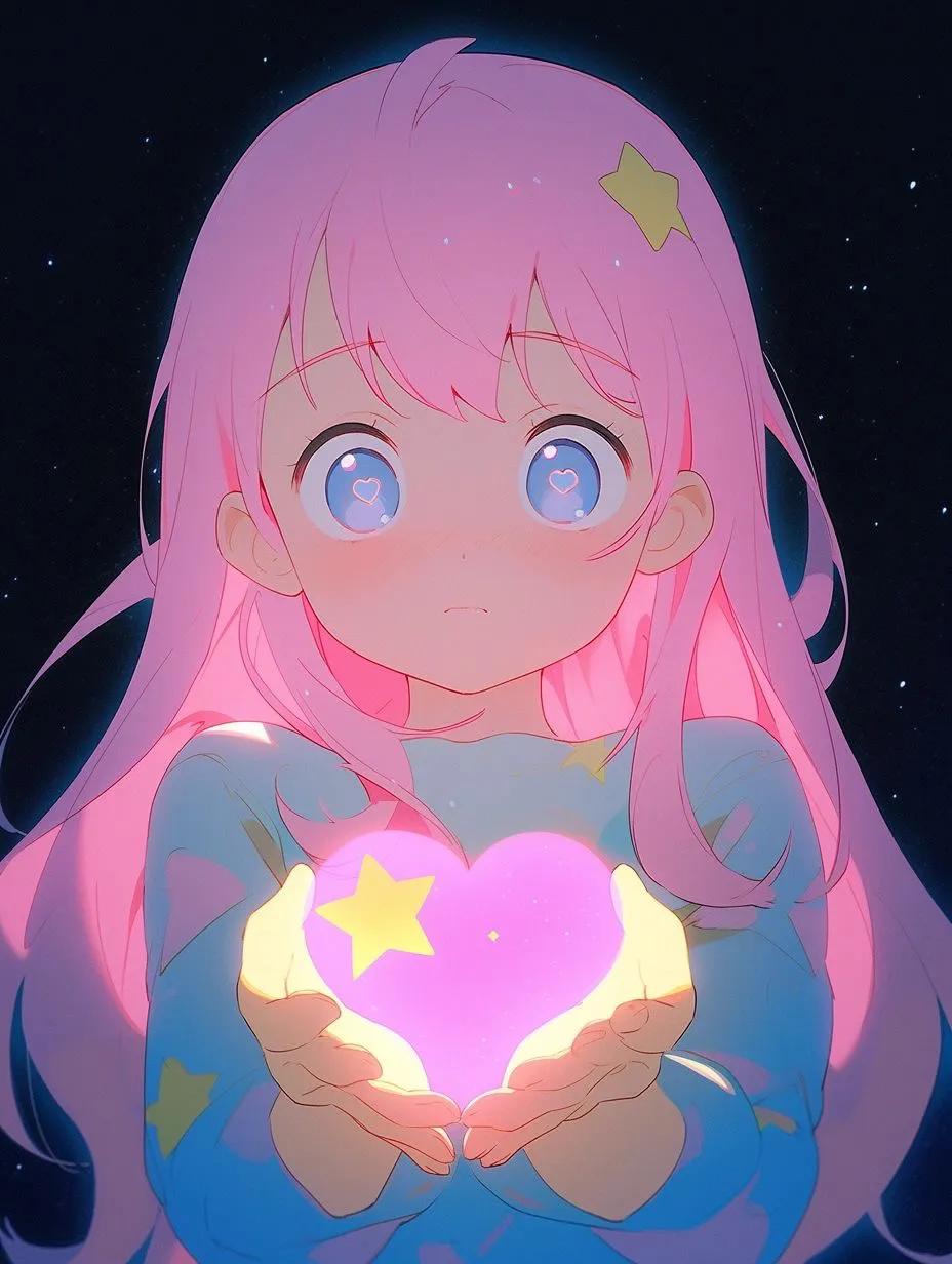 好看的头像女生动漫仙气发光,情侣头像动漫一男一女可爱呆萌