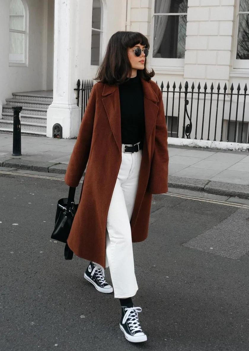 收藏大衣的方法和技巧,大衣穿搭150显高显气质