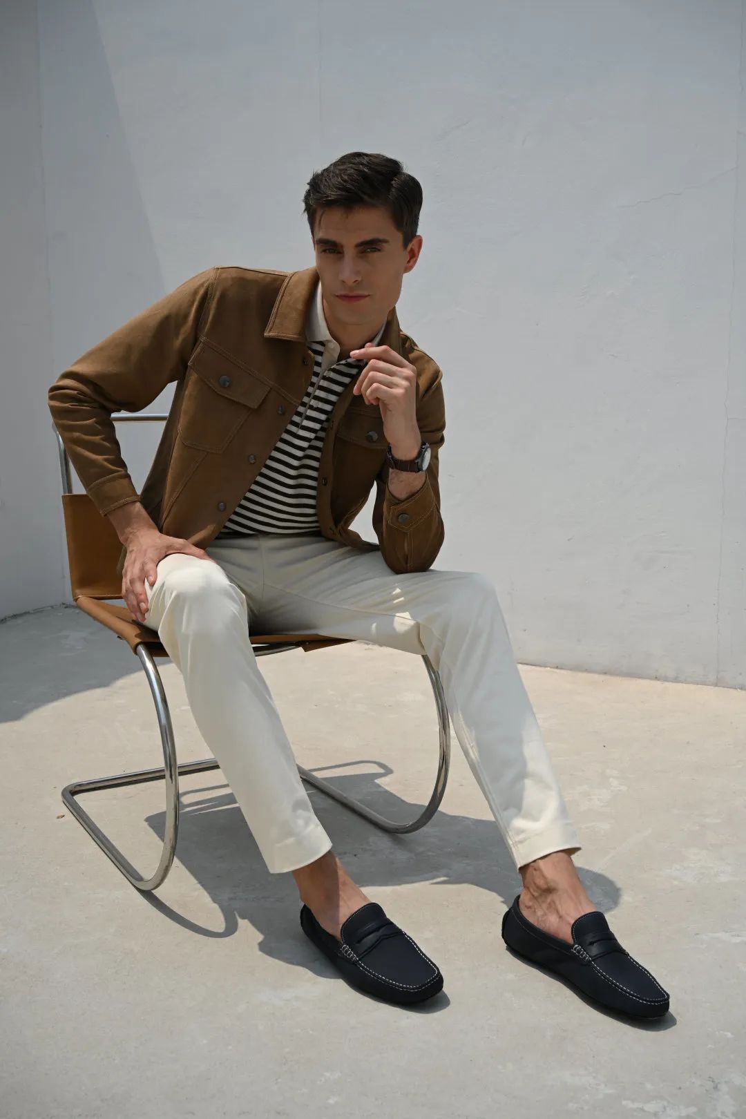 VOLO犀牛休闲豆豆鞋,犀牛女士百搭鞋