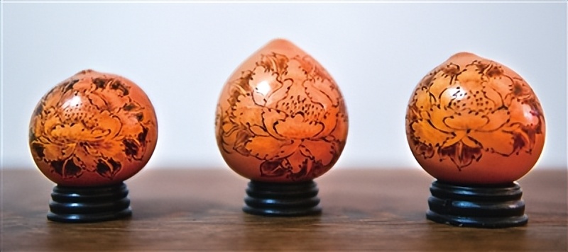 葫芦烙画传统非文化遗产,非物质文化遗产葫芦烙画山水