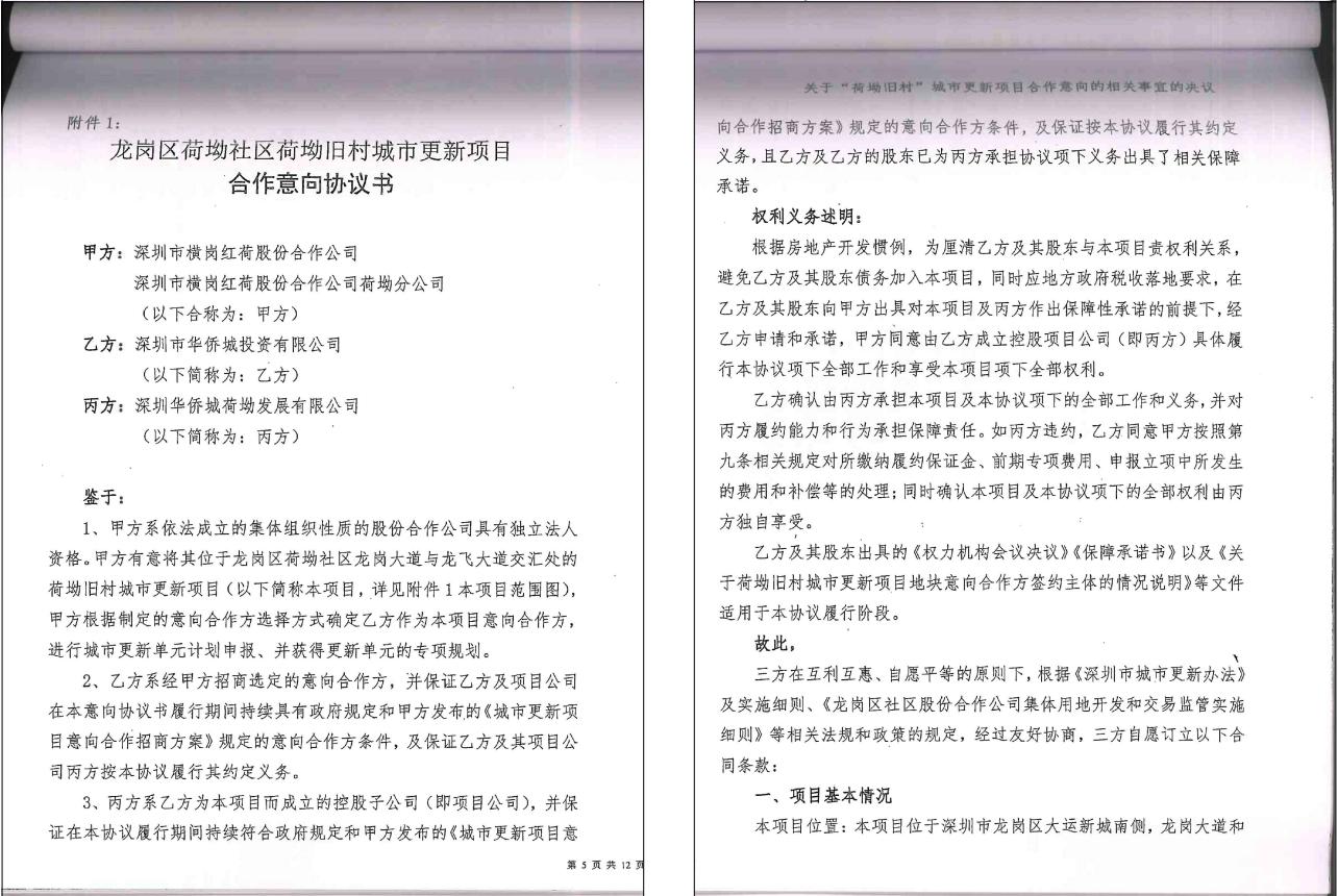 深圳龙岗排榜村旧改,深圳龙岗区荷坳旧村改造