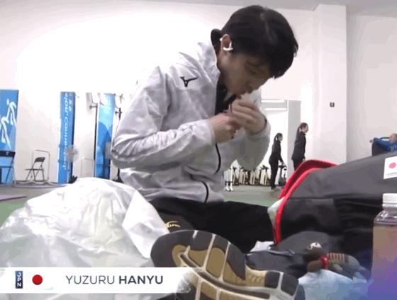 羽生结弦的背包装的什么,羽生结弦百宝箱