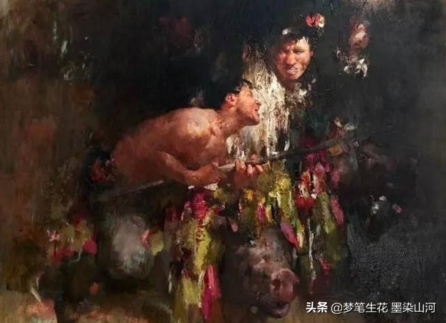 高清油画静物大师作品,欣赏超写实人物油画