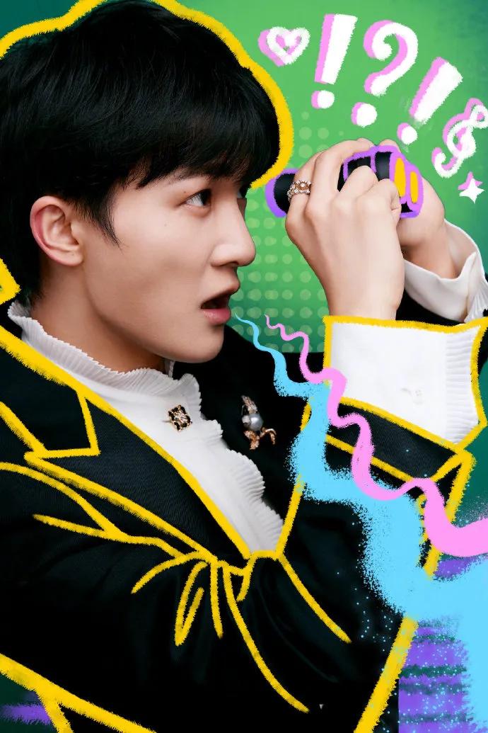 周深微博之夜升降台,周深微博里的四宫格照片