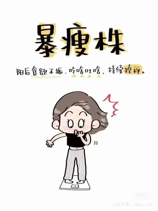 阳后暴瘦20斤正常吗,女子阳后瘦8斤医生称别高兴太早