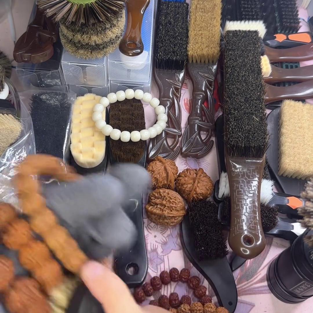 文玩刷子太脏怎么清洗,文玩刷子手套一体