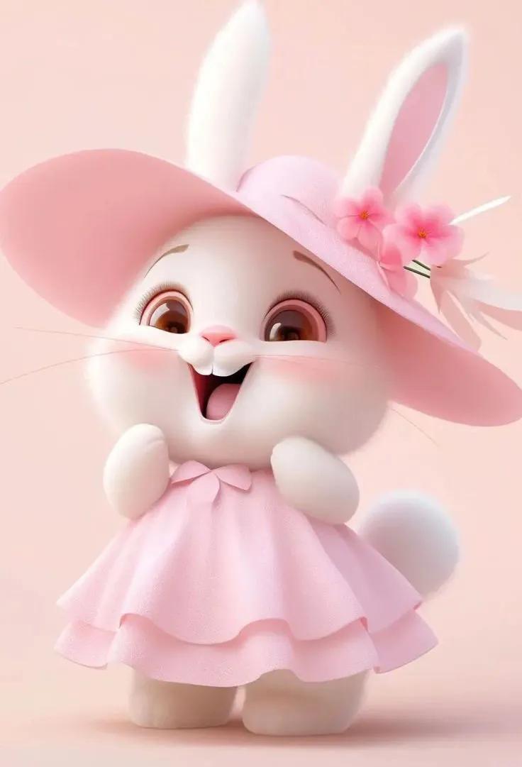 兔子卡通形象系列,卡通可爱的小兔子大全