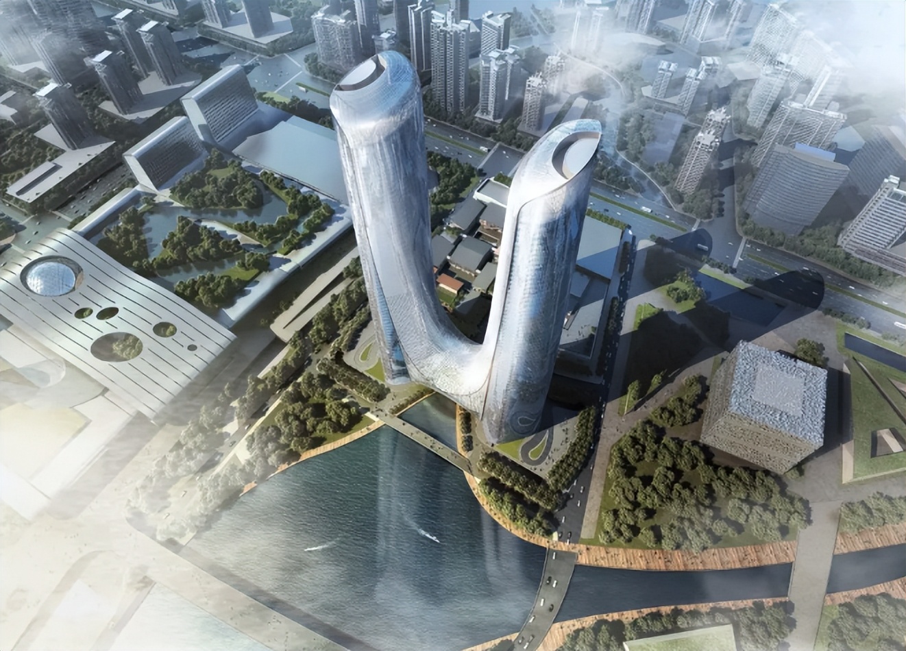 问鼎杭城之巅，见证时代雄心——亚厦幕墙杭州之门项目