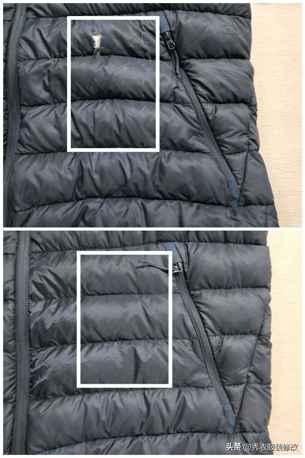 始祖鸟羽绒服掉绒怎么解决,始祖鸟棉服破了怎么修补